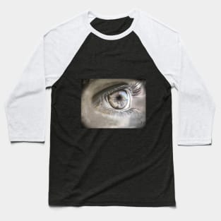 Hyperrealistic Eye Baseball T-Shirt